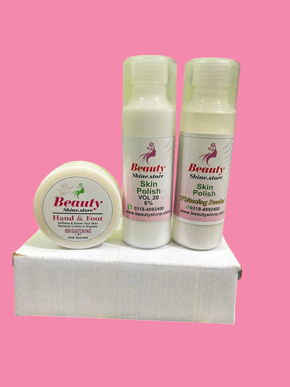 Fruity Pink Skin Polisher + Hand & Foot Whitening Cream